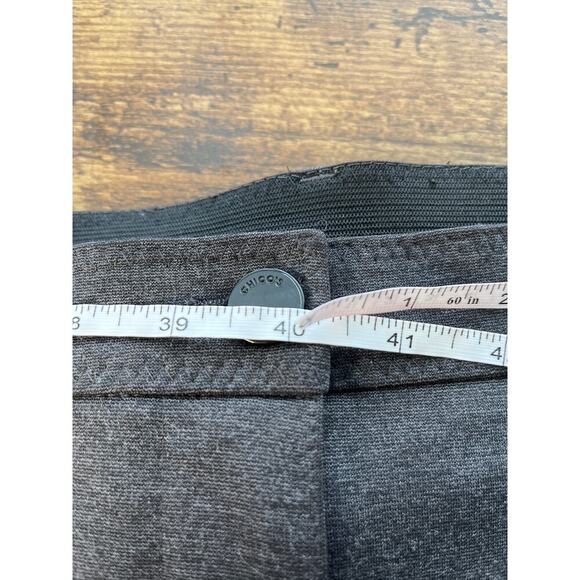 So Slimming By Chico's Womens 3 XL/16 Gray Elastic Waist Office Wear Pants FLAW - Picture 5 of 11